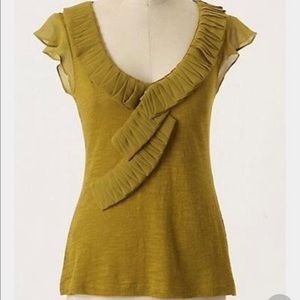 Anthropologie Trickle Down Blouse by Deletta